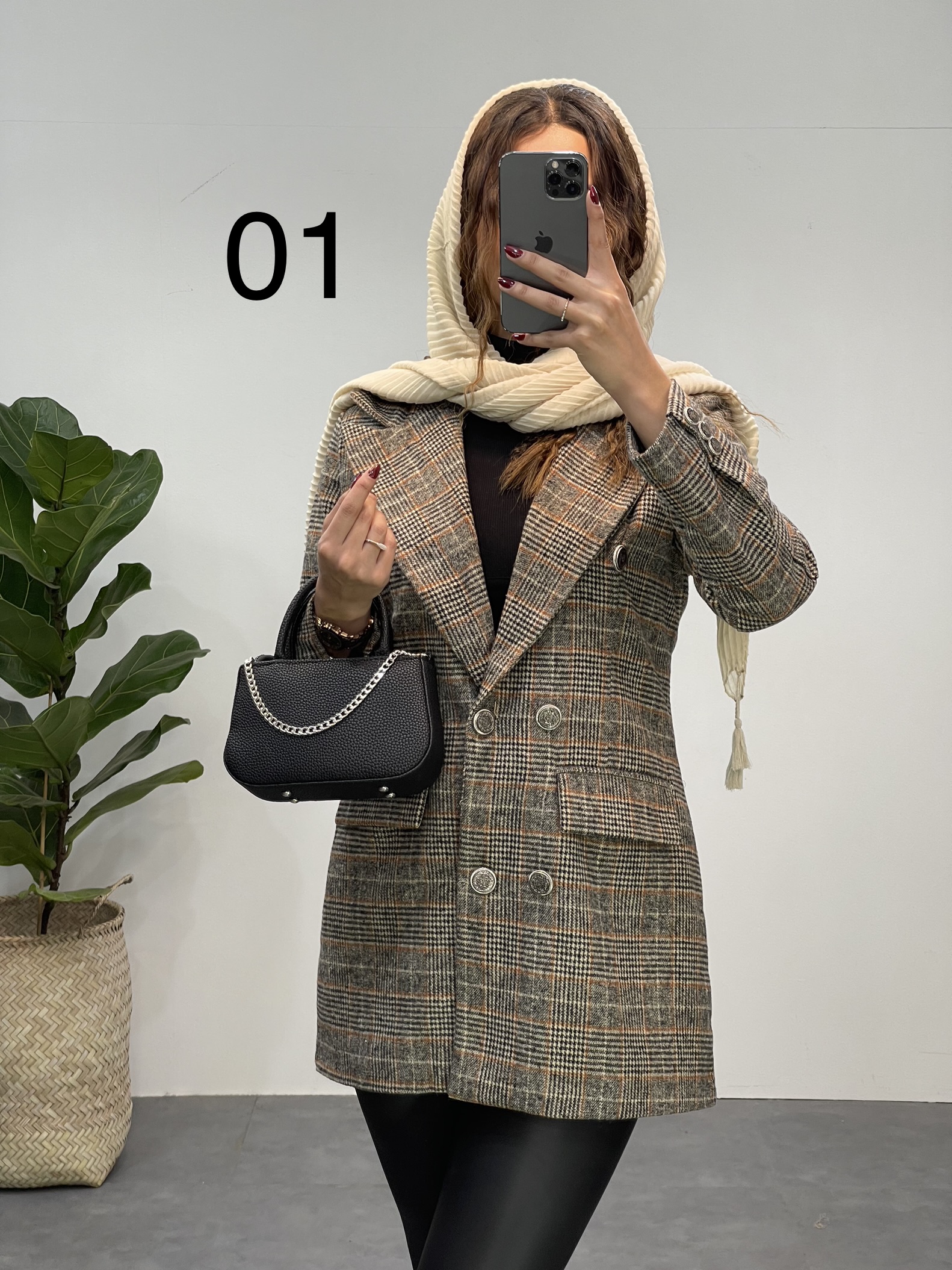 پالتو ترک آستردار کد 11289