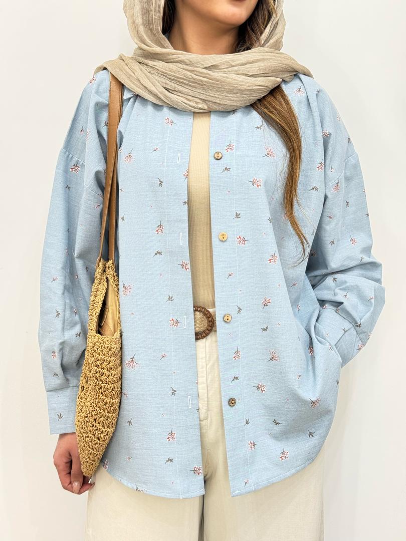 شومیز گلدار تبسم کد 12395