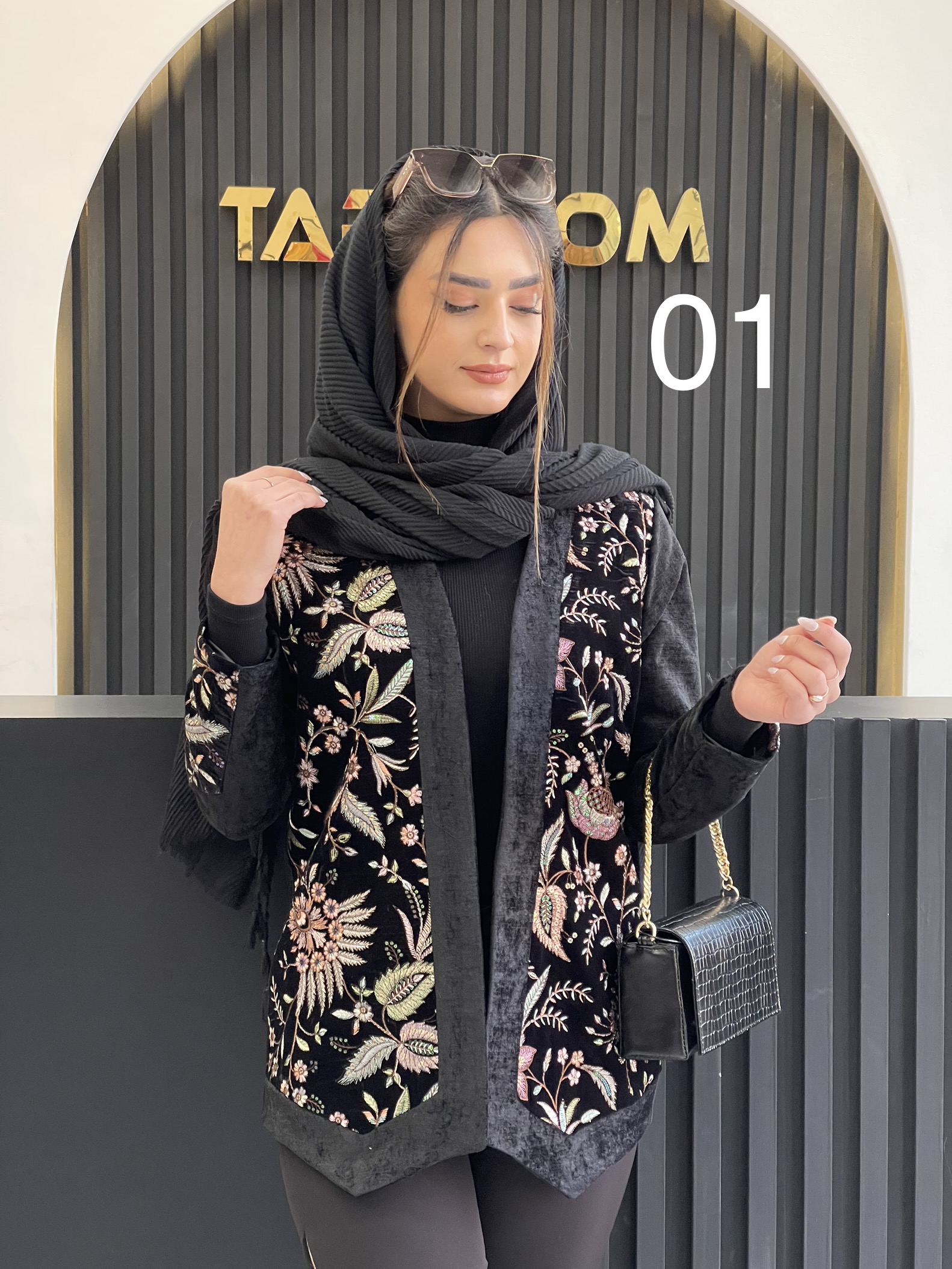 پالتو کتی سوزن دوزی کد 11464