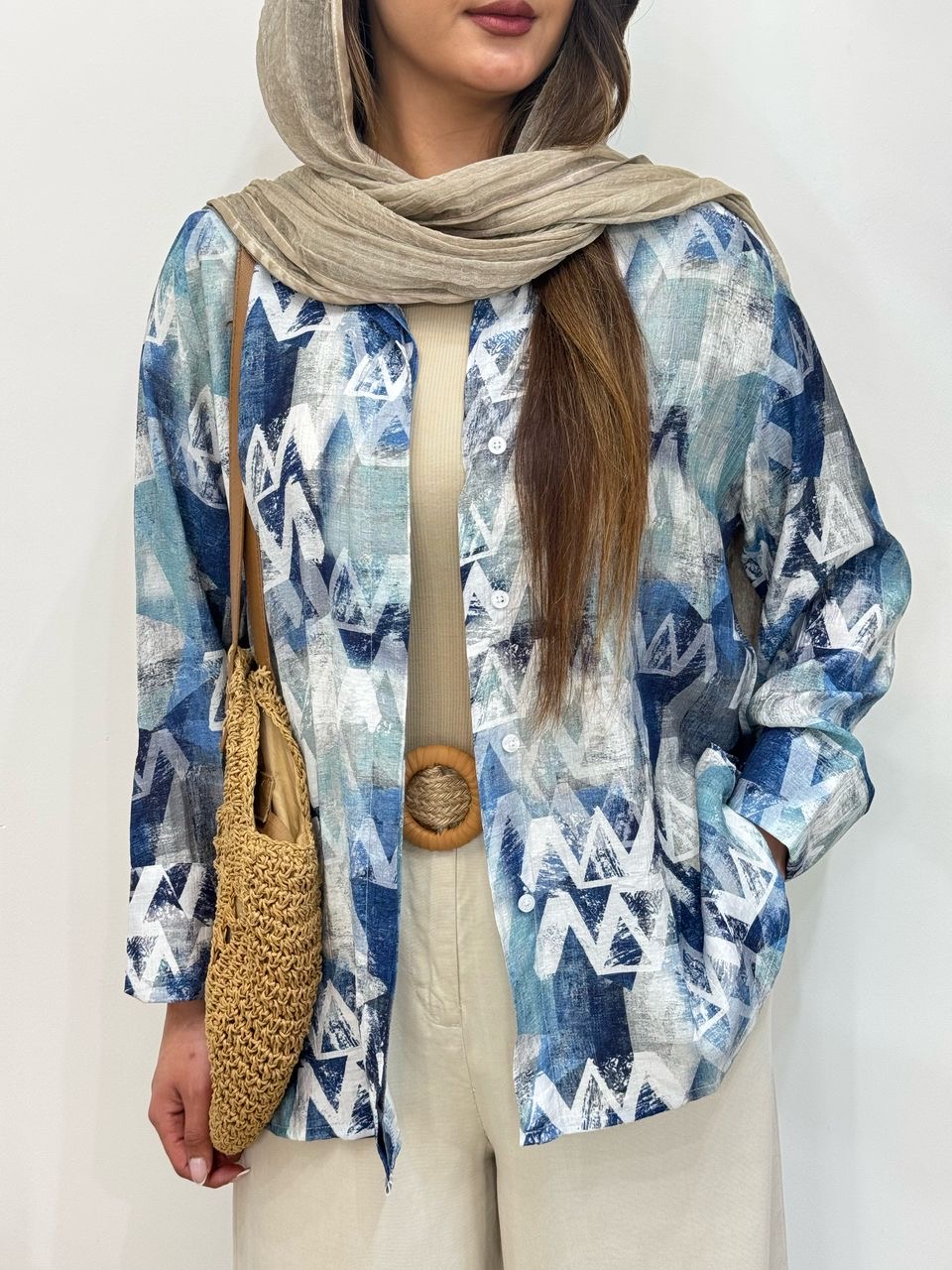 شومیز پری آهو  کد 12433