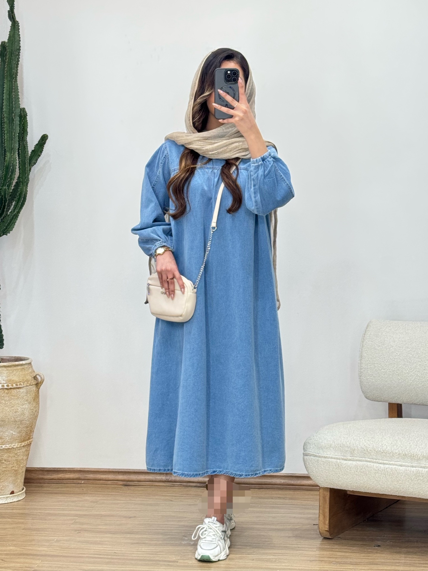 مانتو پیراهنی جین هلما کد 12381