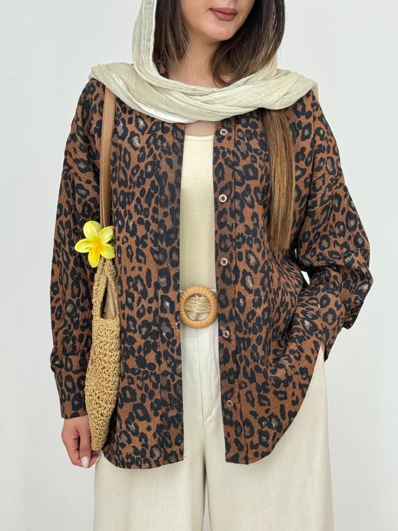 شومیز پلنگی کد 12697