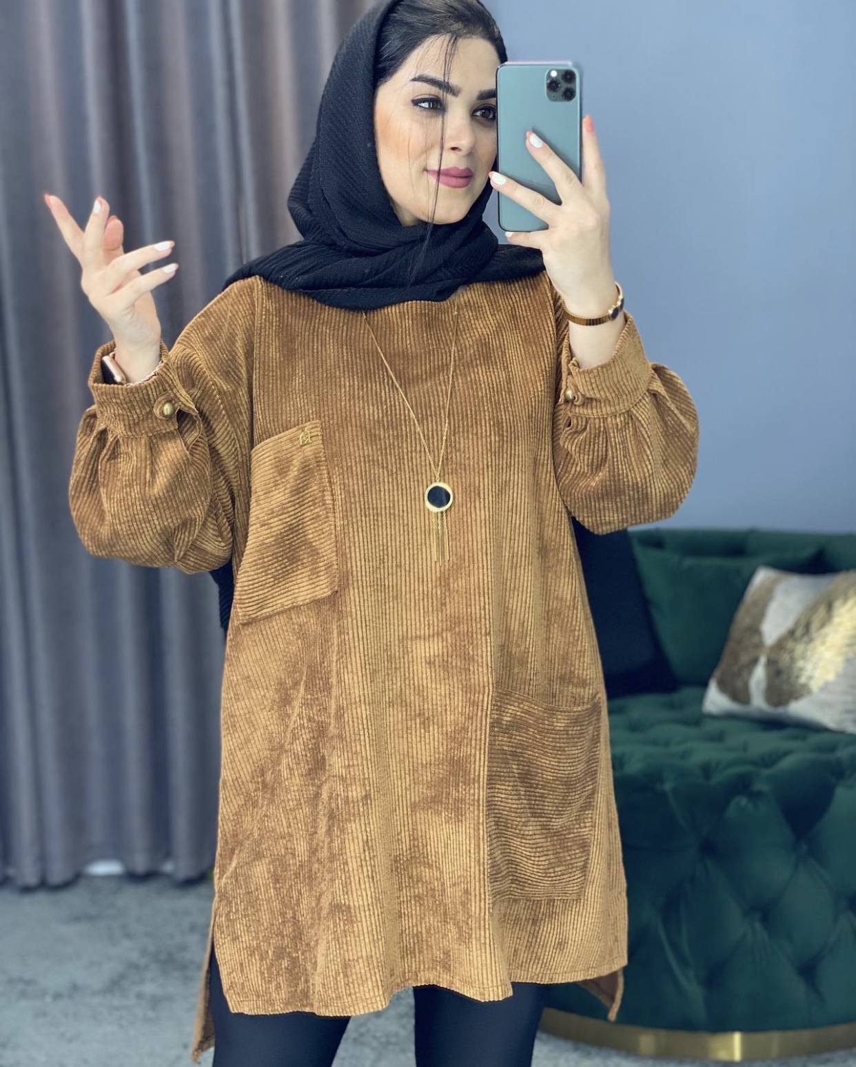 مانتو کبریتی حنا کد 670