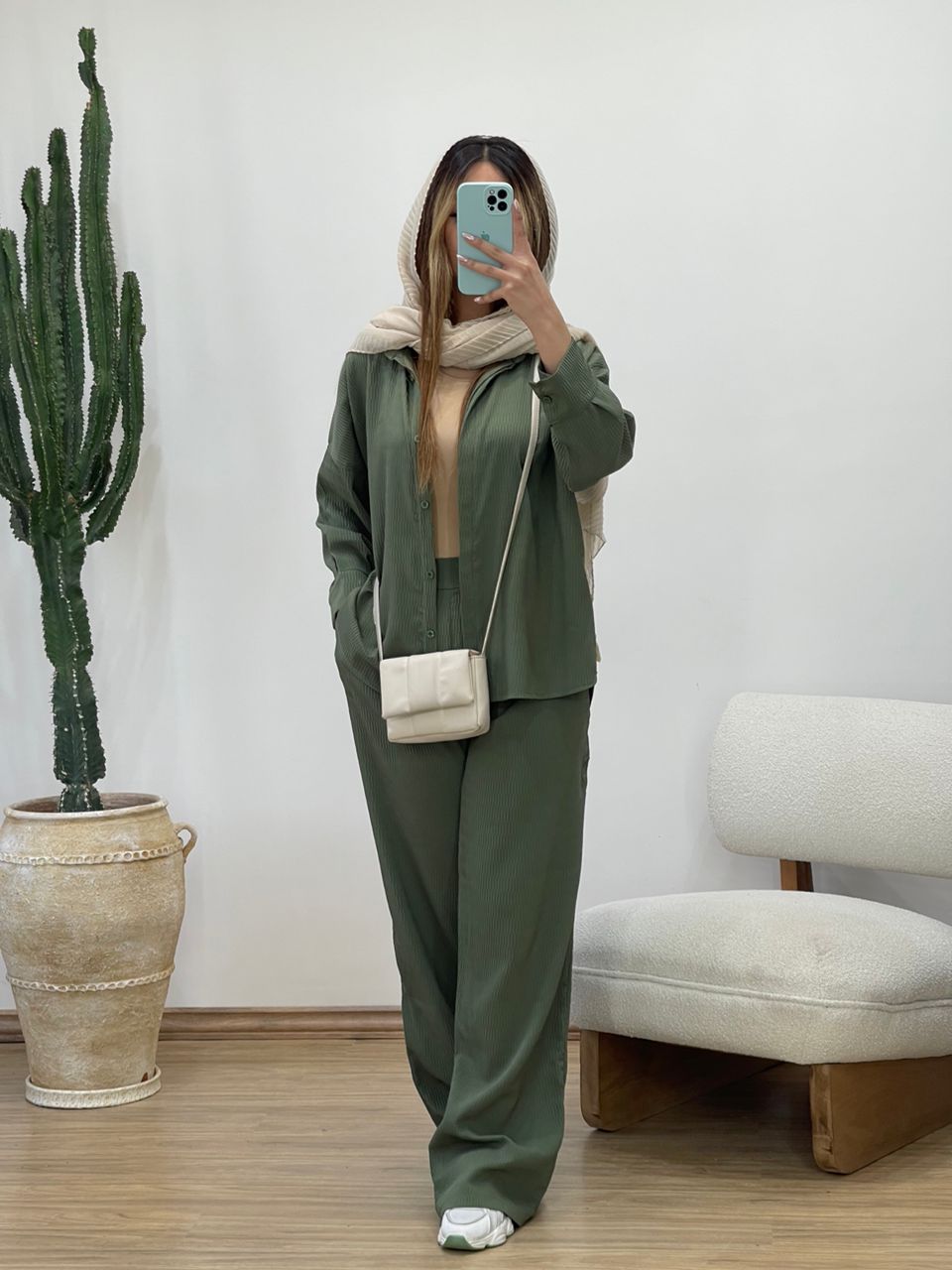 ست شومیز و شلوار نبات کد 11956