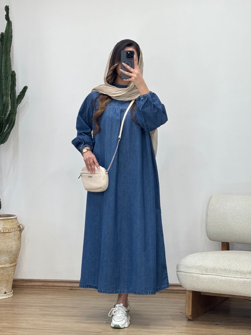 مانتو پیراهنی جین هلما کد 12537