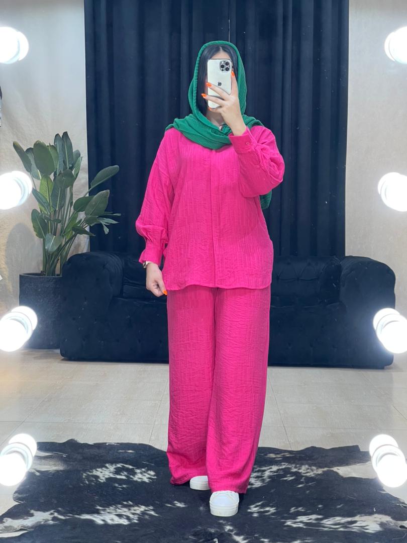 ست شومیز و شلوار ترک کد 11151