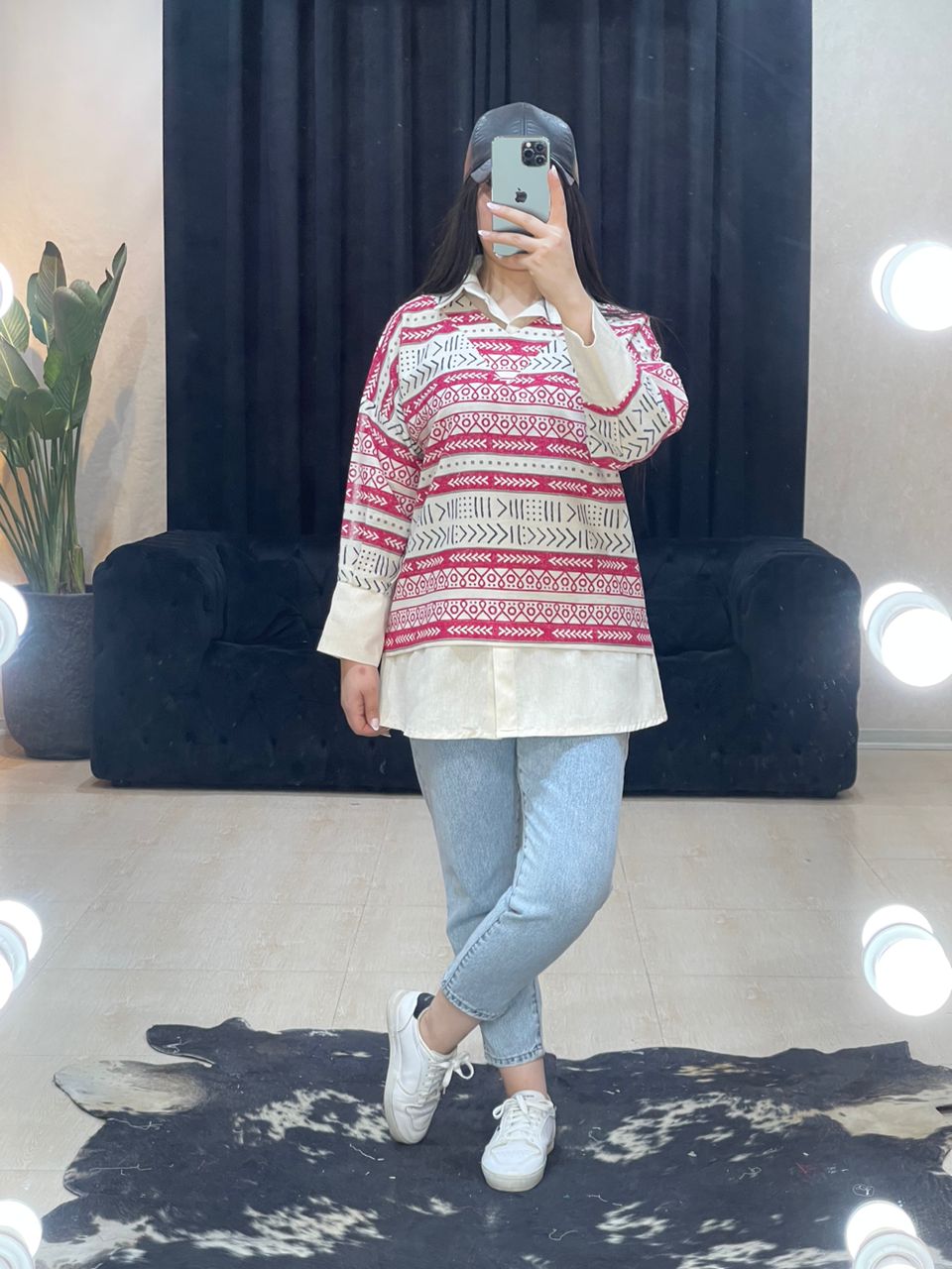 شومیز مانتویی طرحدار کد 922