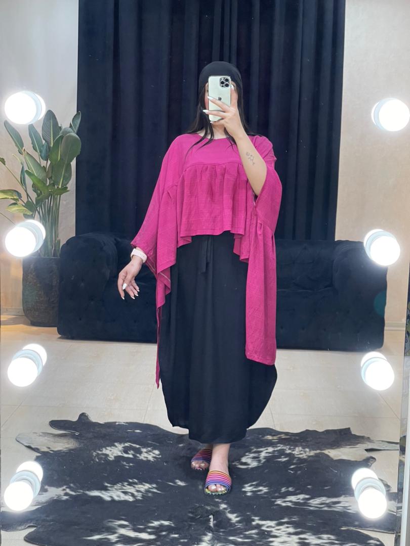 ست رویه و سارافون شقایق کد 1067