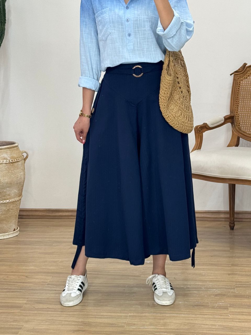 دامن شلواری دولومیس کد 12521