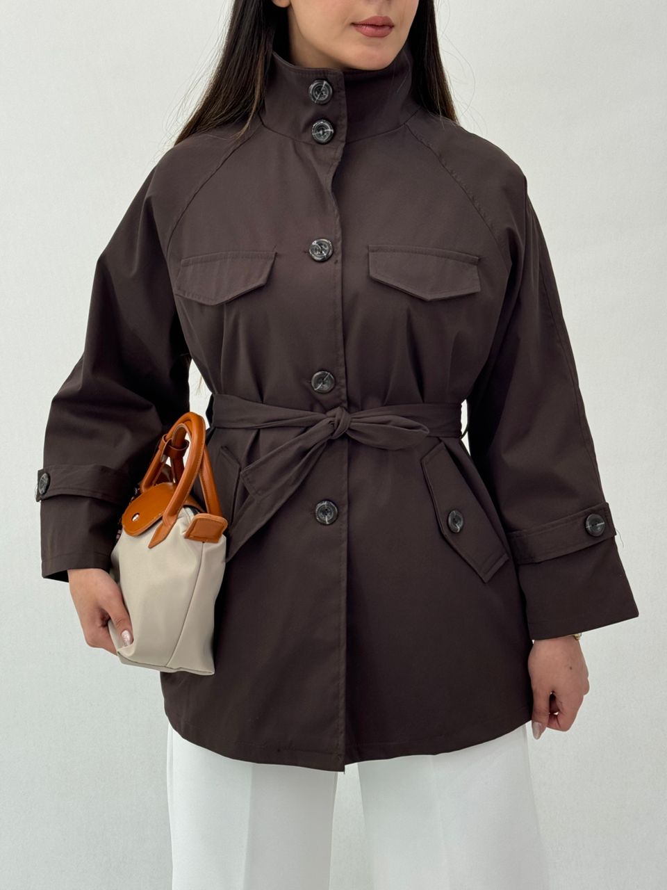 بارونی یقه ایستاده دلوین کد 12908