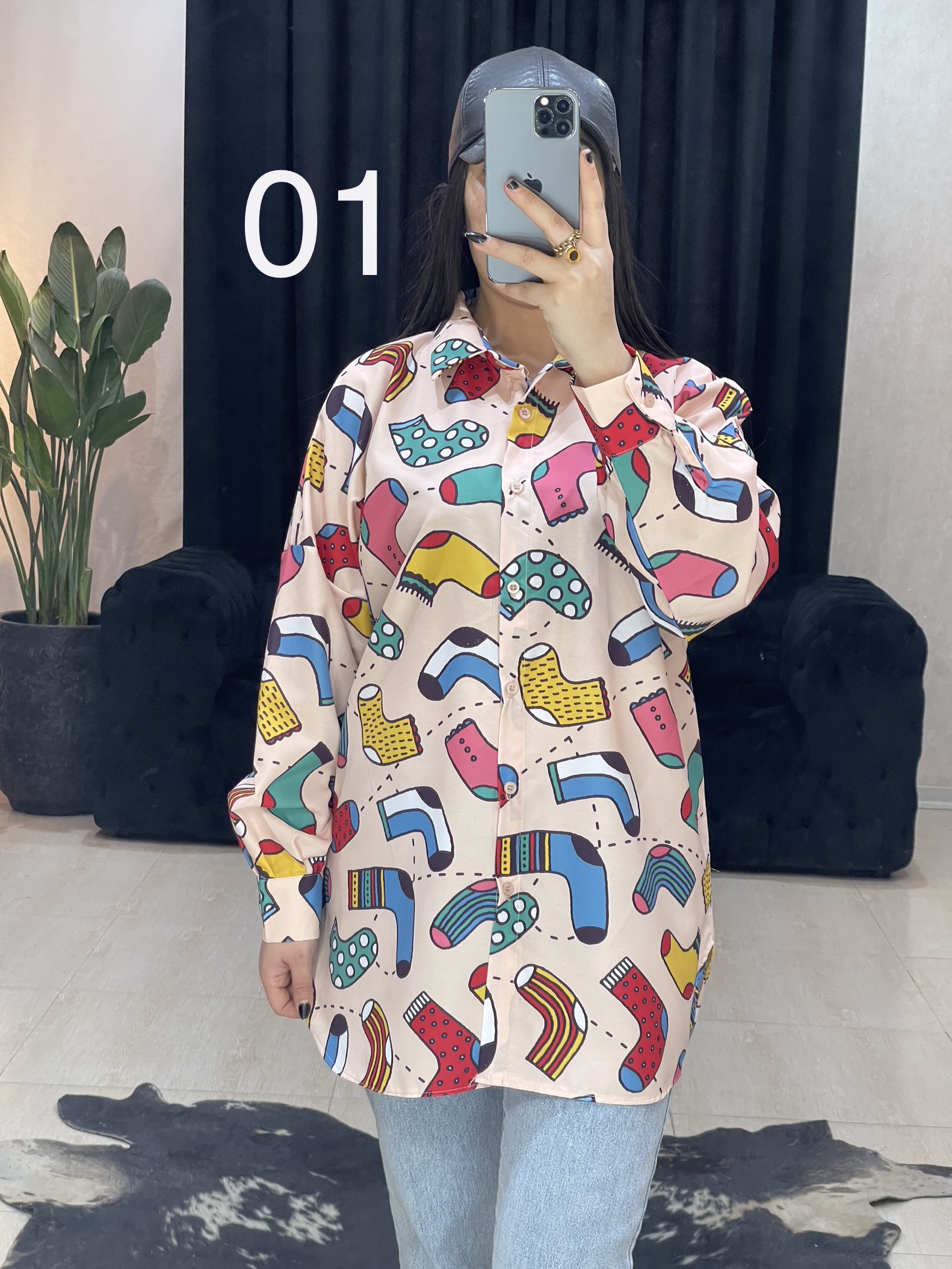 شومیز مانتویی عروسکی کد 944