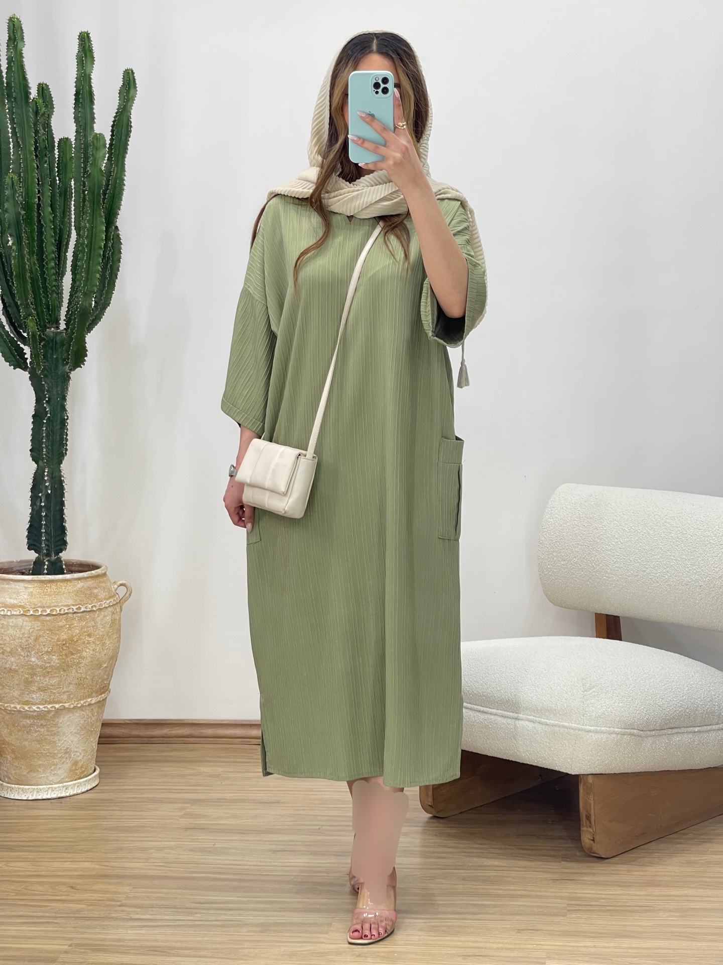 مانتو پیراهنی آیوا ویولت کد 11889