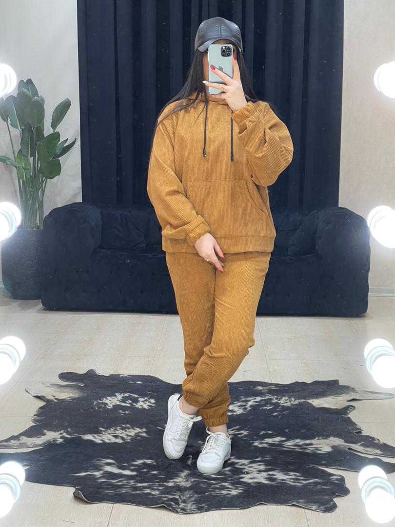 ست هودی و شلوار کبریتی کد 773