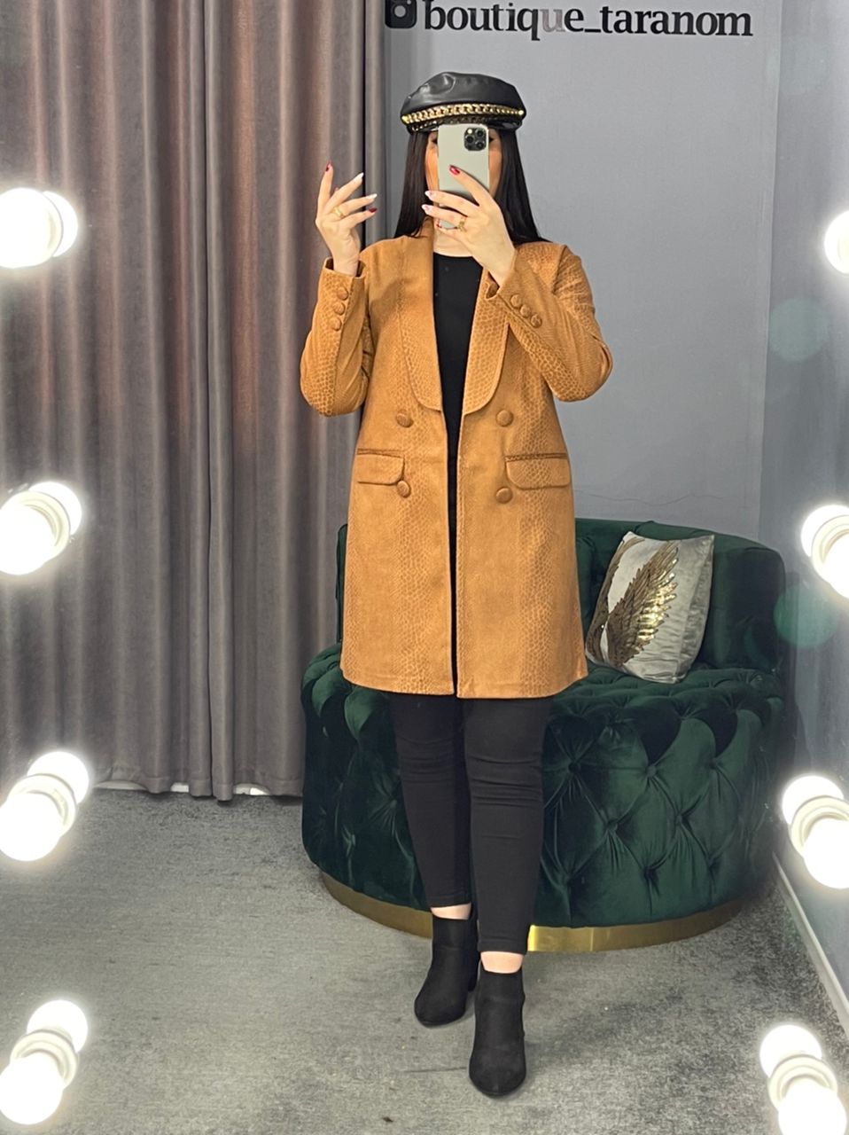 پالتو سوییت یقه ارشال کد 561