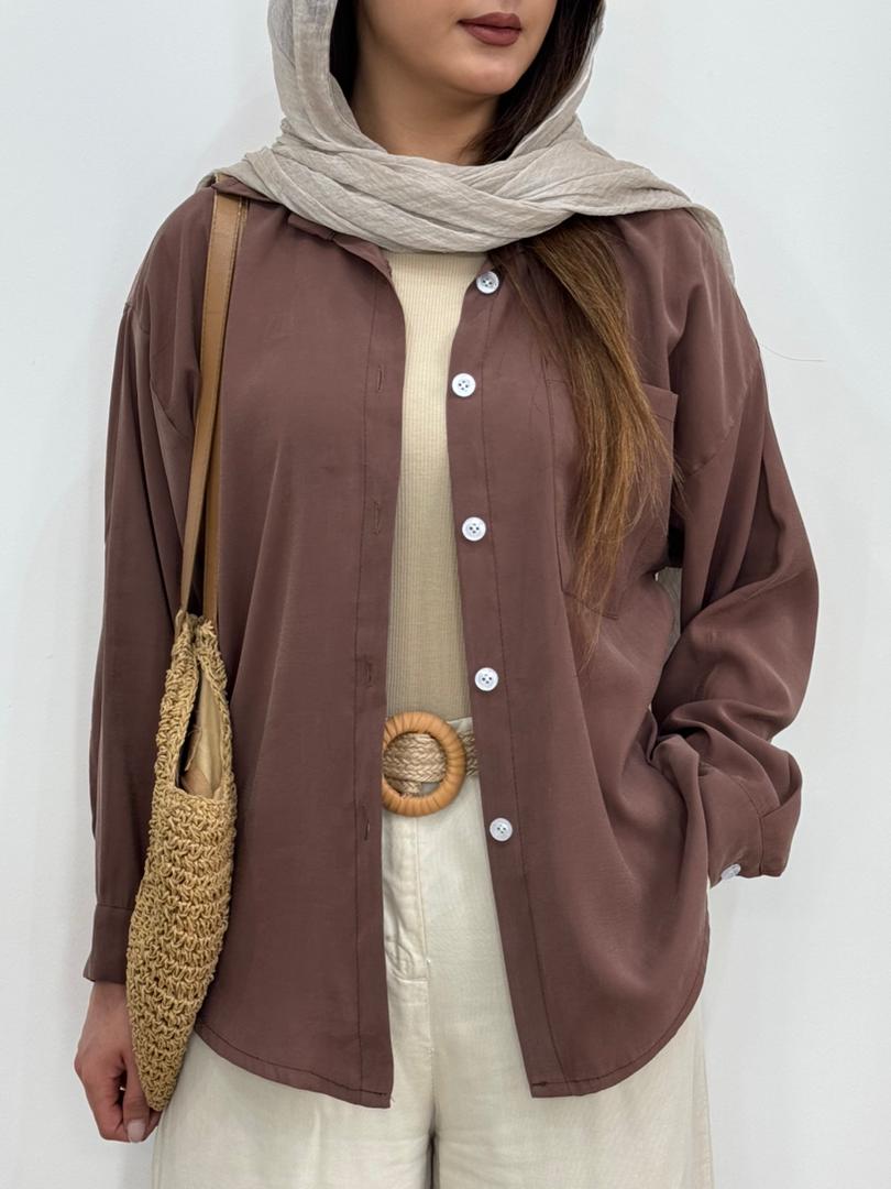 شومیز سیلک ترک کد 12463