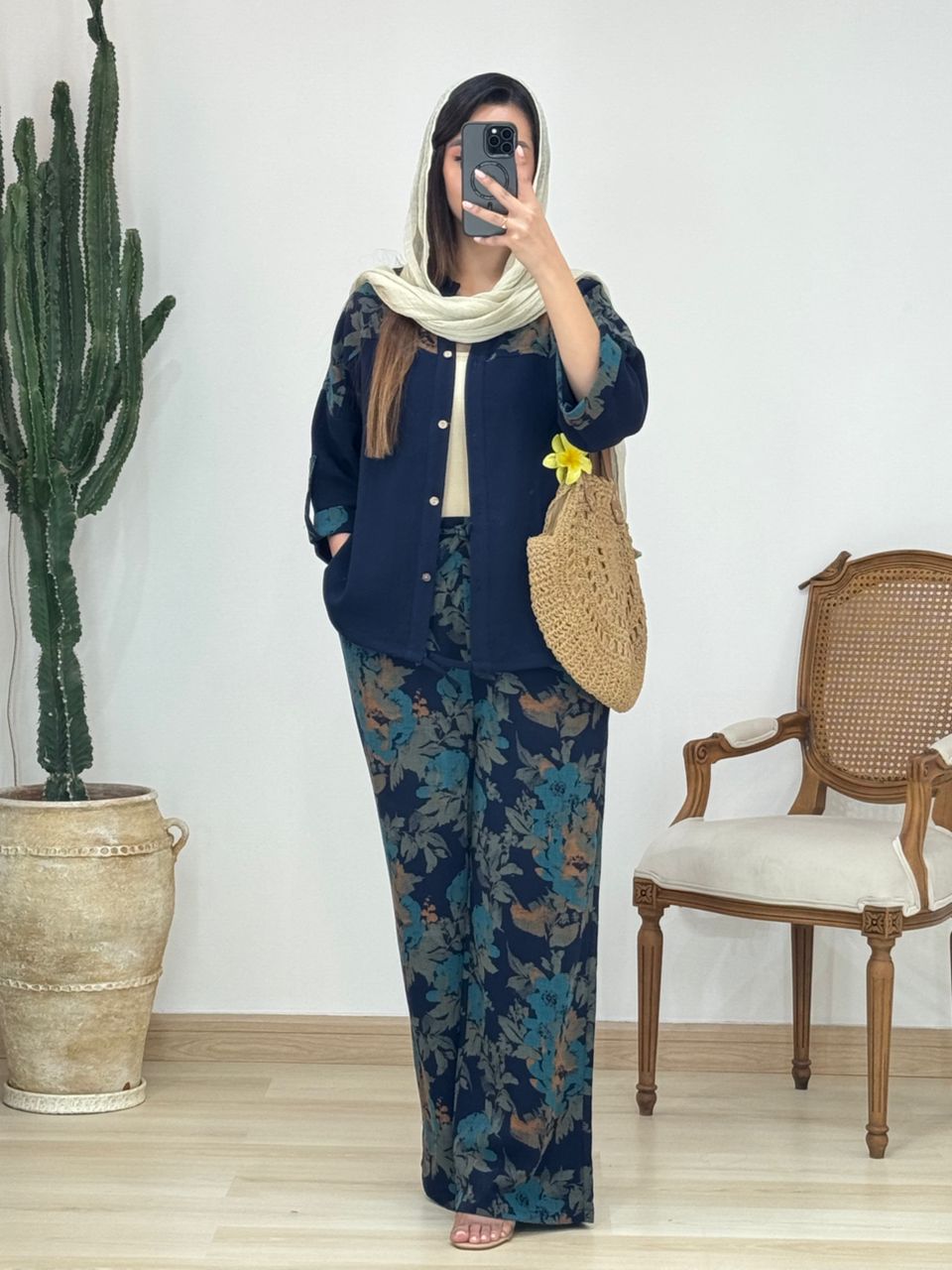 ست شومیز و شلوار رها کد 12665