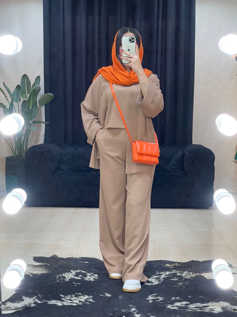 ست سه تیکه کراپ و رویه و شلوار کد 11121