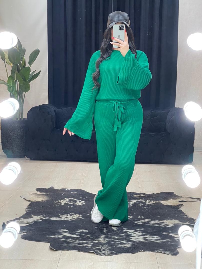 ست بافت آستین کلوش کد 742