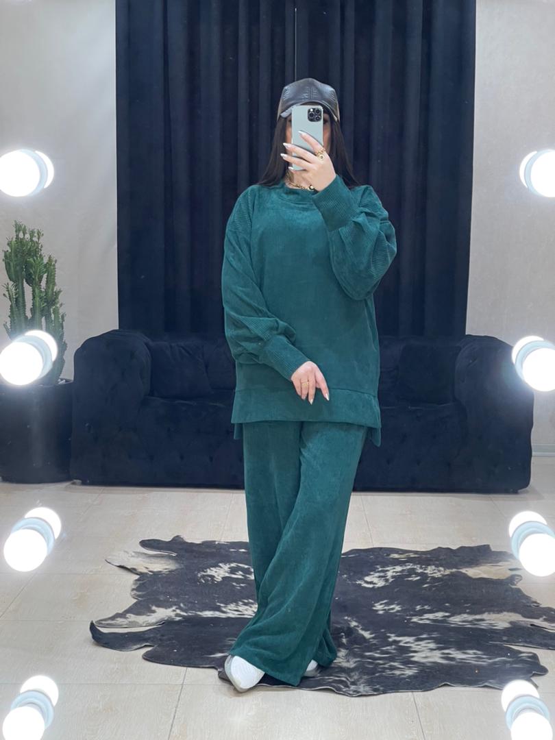 ست مانتو و شلوار کبریتی کد 748