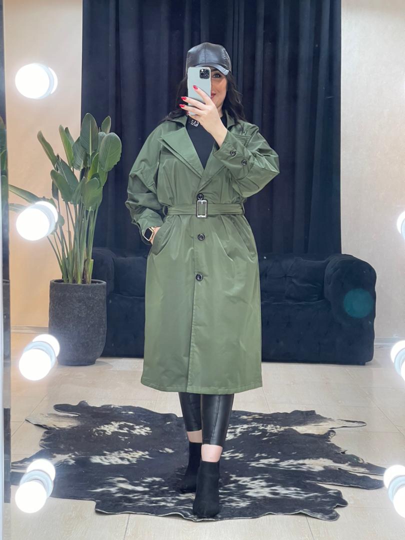 بارونی جلو دکمه آستردار کد 679