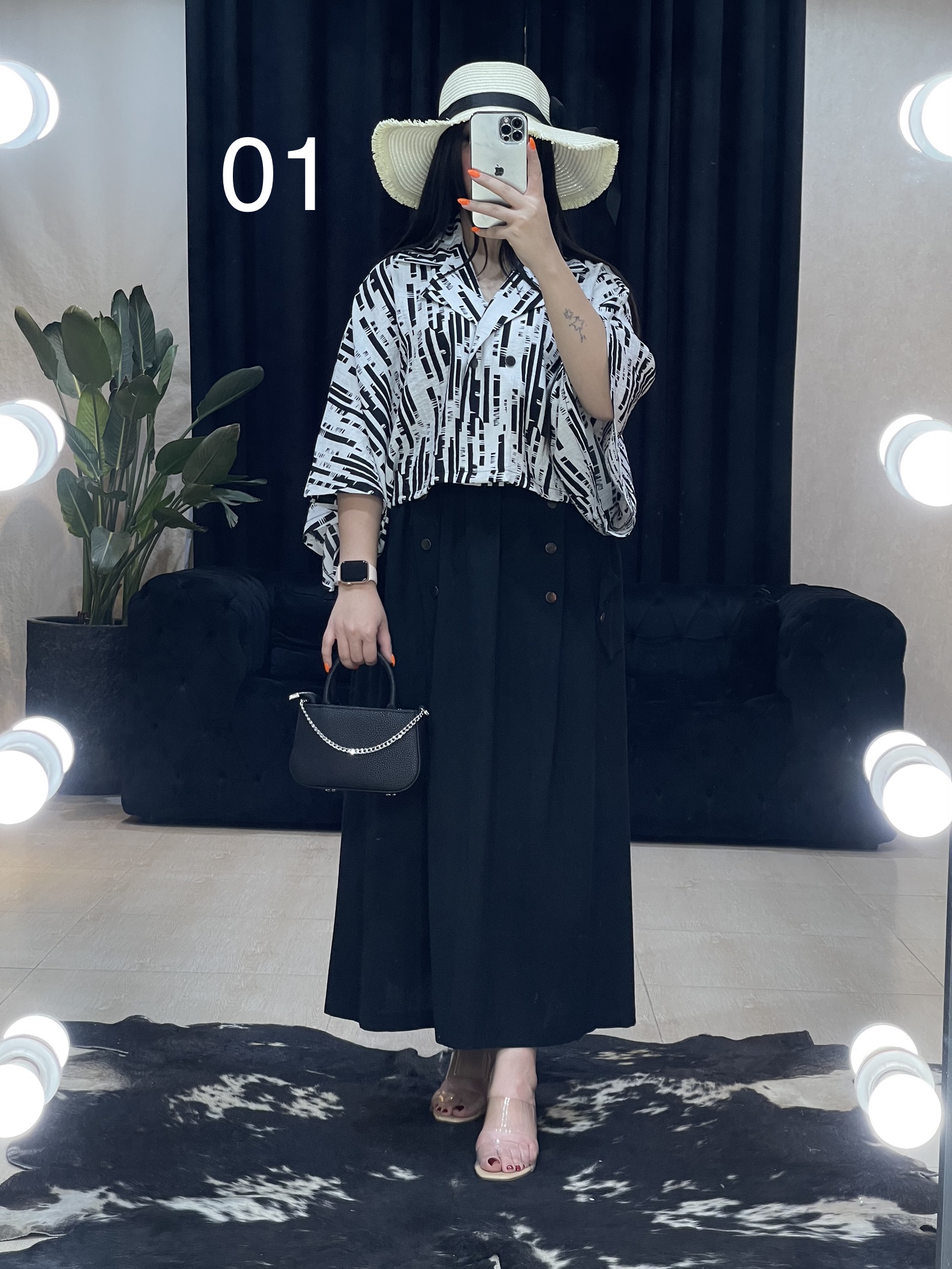 کت و دامن طرحدار کد 11142