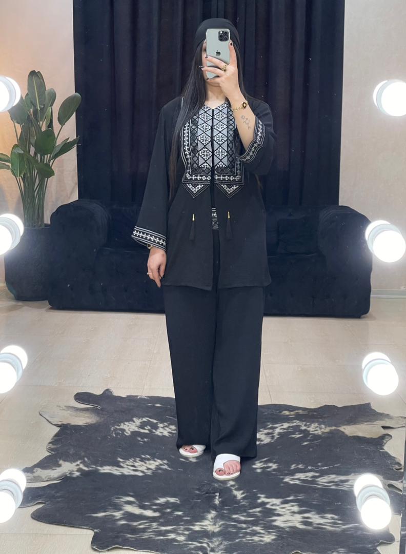 ست مانتو و شلوار سنتی کد 883