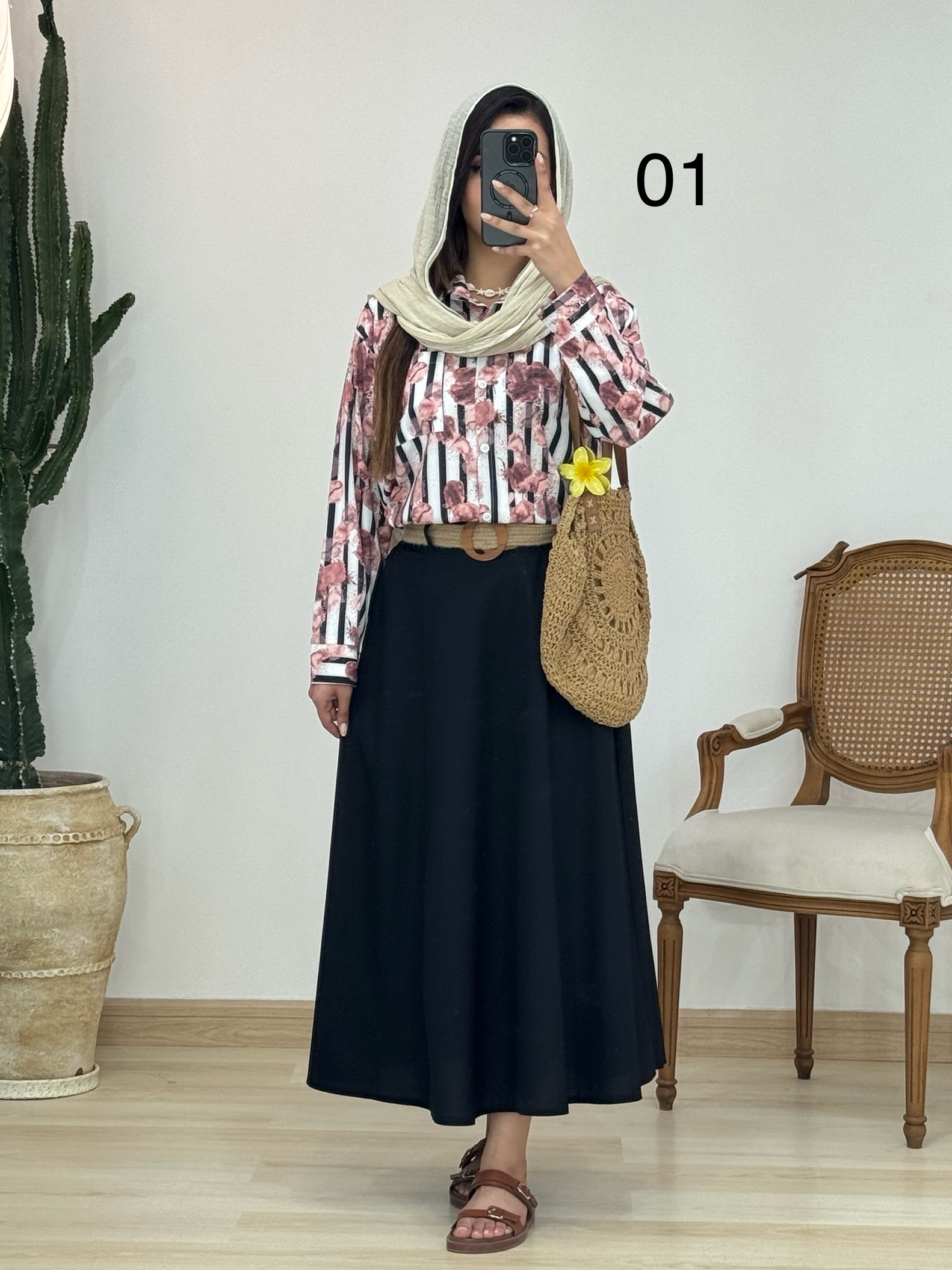 شومیز و دامن پریدخت کد 12719