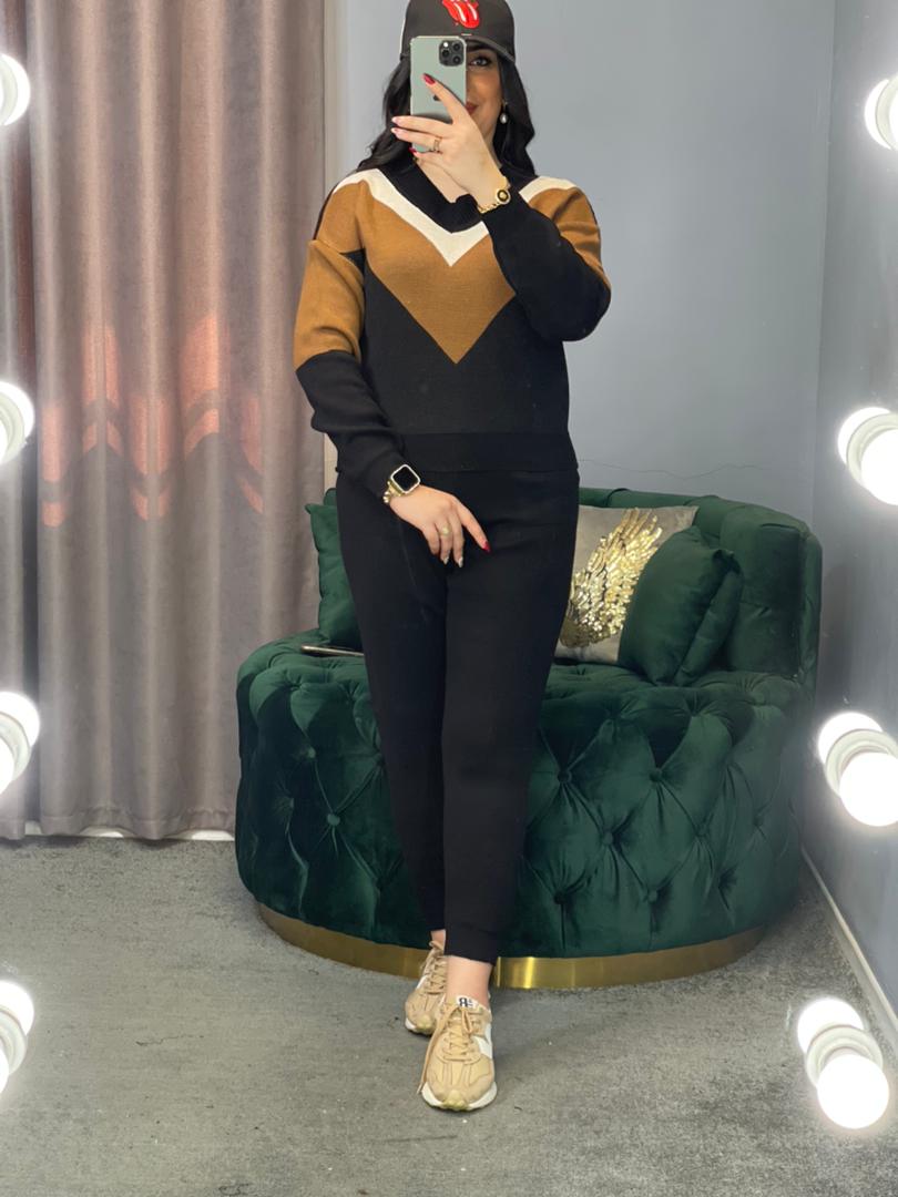 ست بافت و شلوار کد 609