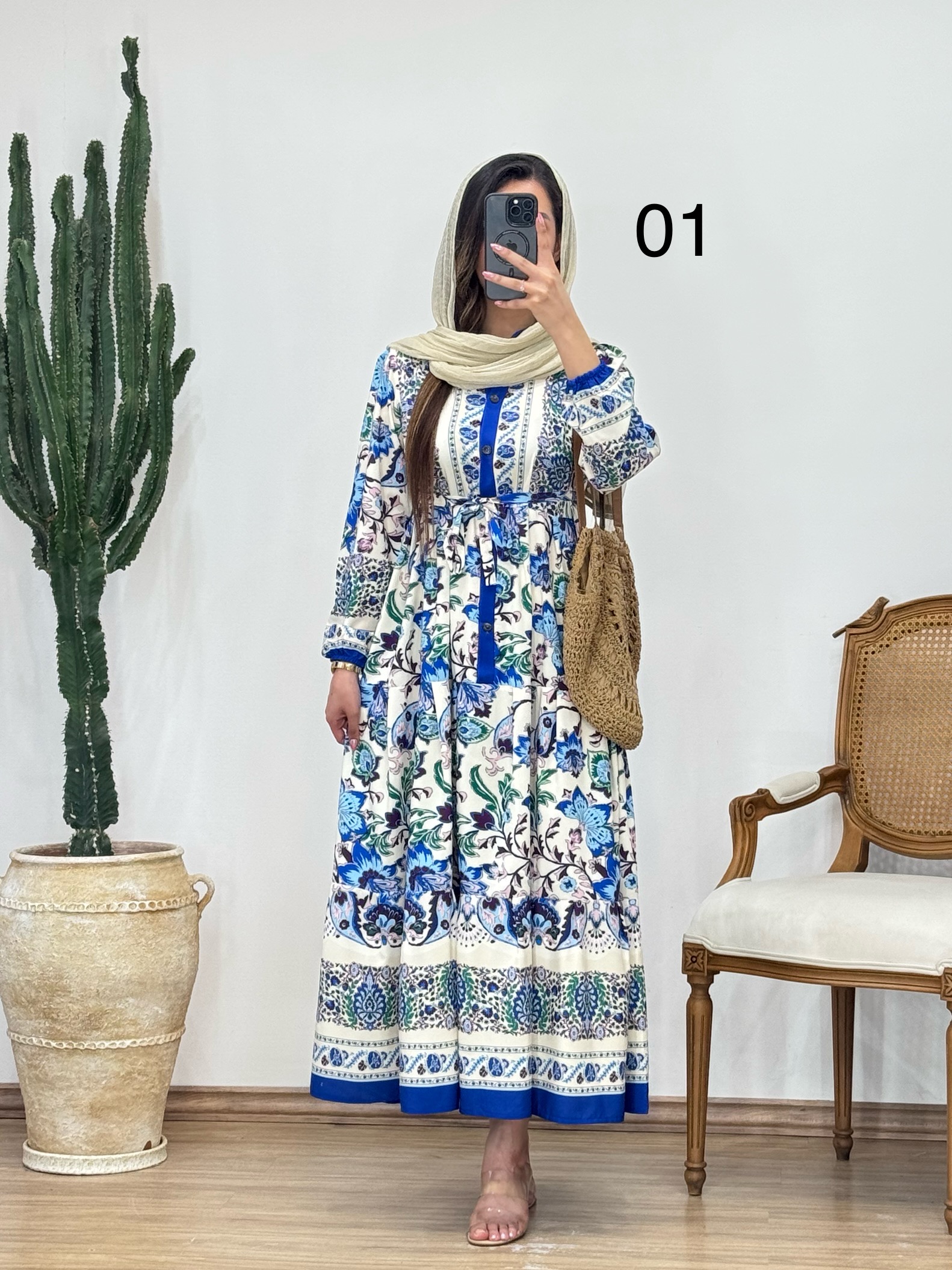 پیراهن طرحدار نیایش کد 12504