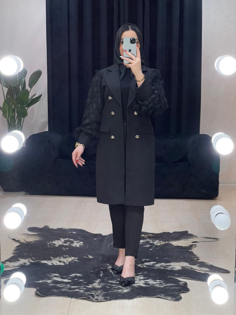 مانتو کتی آستین پر کد 777