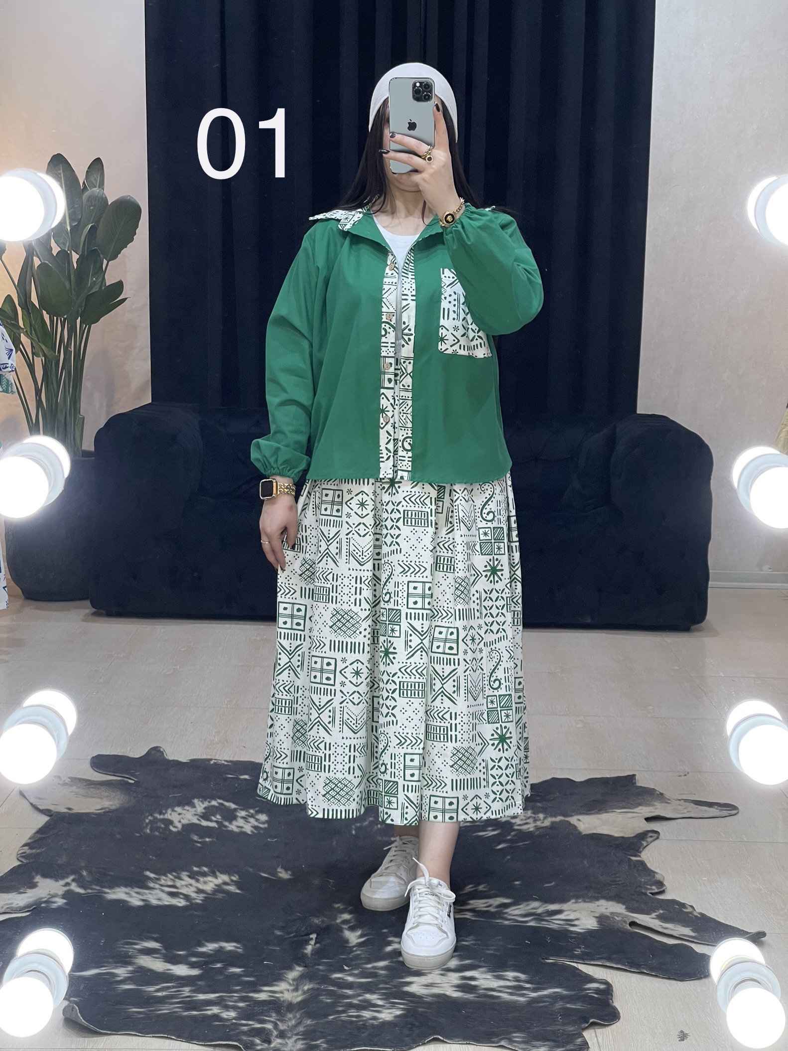 کت و دامن طرحدار کد 884