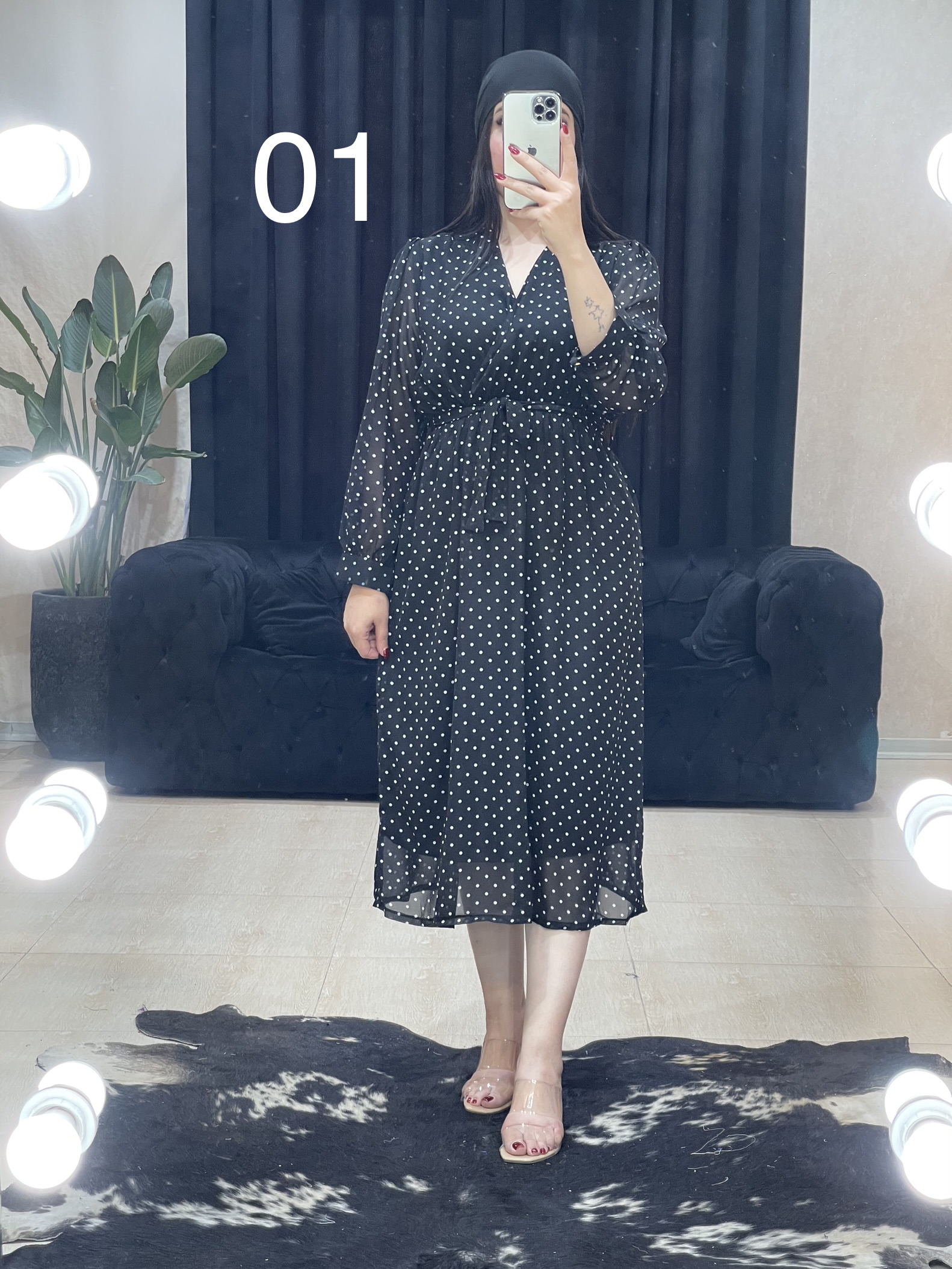 پیراهن حریر چپ و راستی آستردار کد 11125