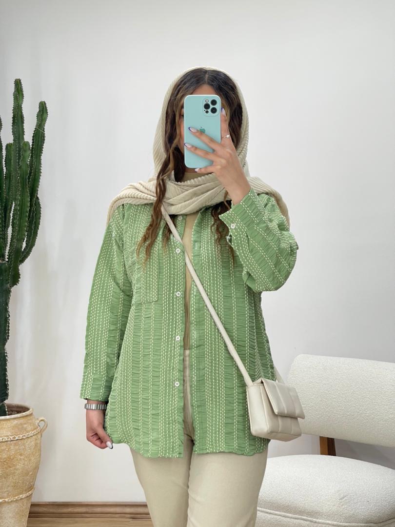 شومیز مانتویی کوک دوزی کد 11784