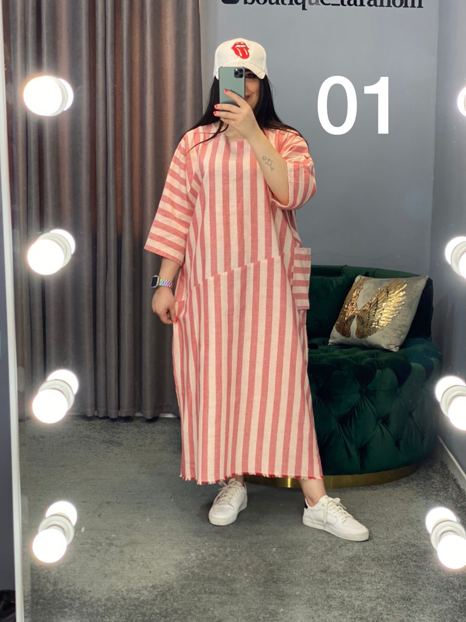 مانتو لنین راه راه کد 331