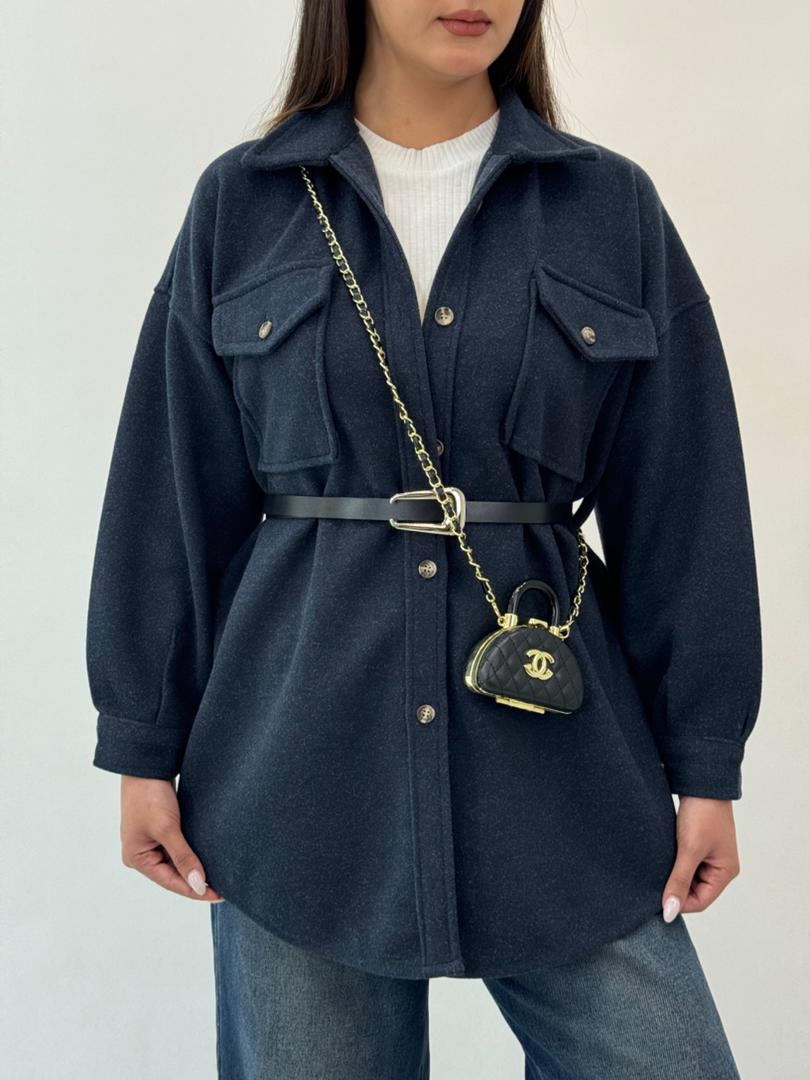 پالتو فوتر دو جیب کد 12782