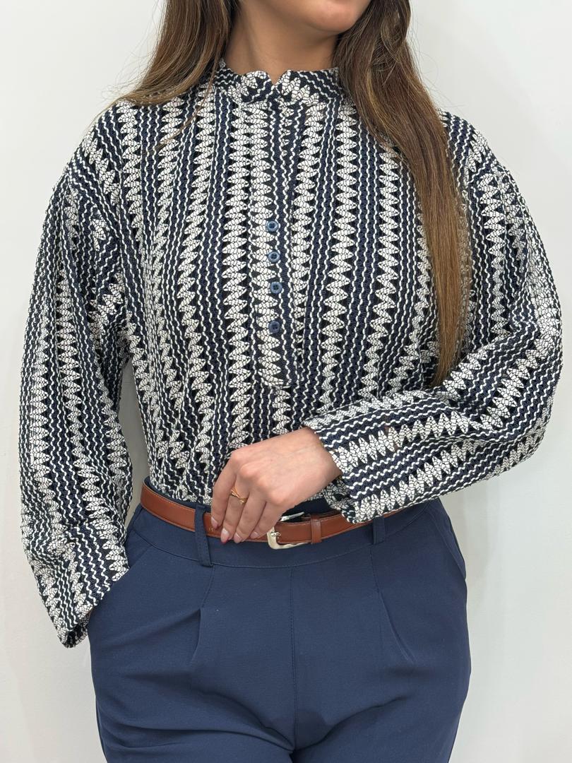 شومیز گیپور سنا کد 12329