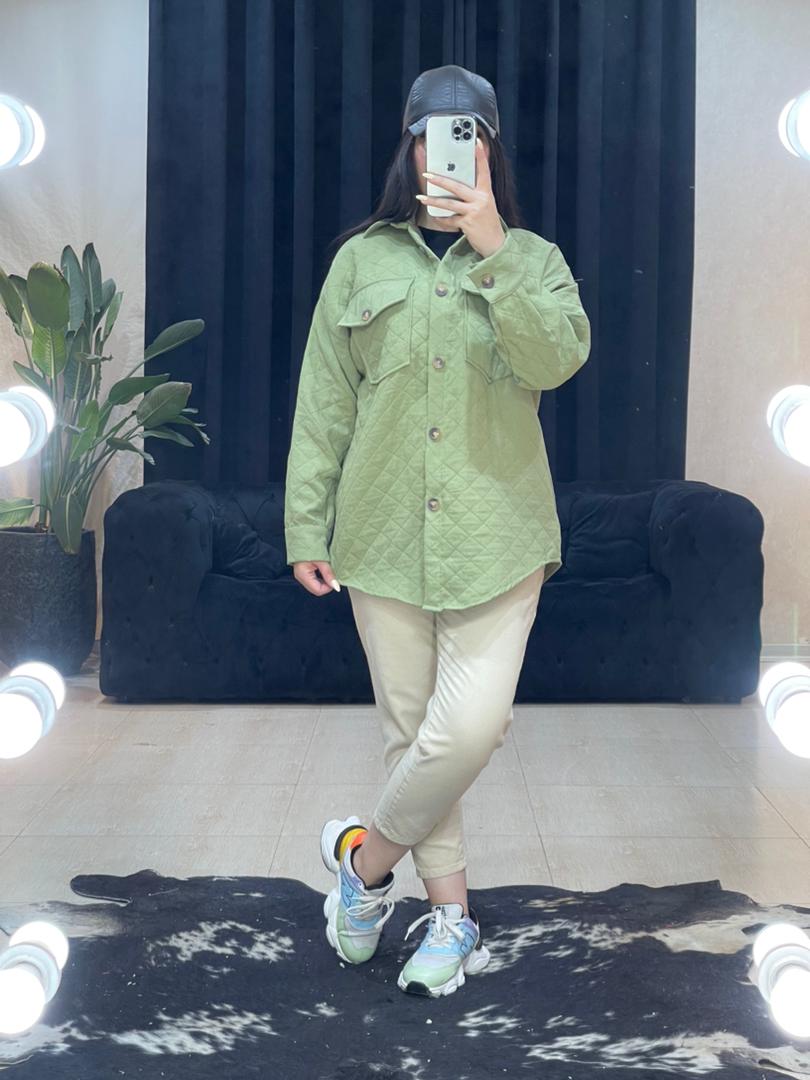 شومیز مانتویی فیتیله ای کد 11251