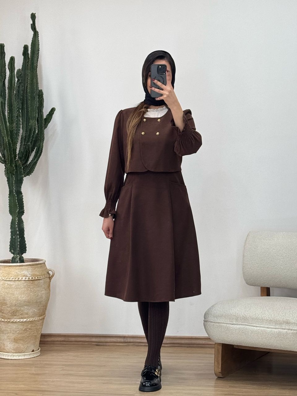 پیراهن ترک نازلی کد 12340