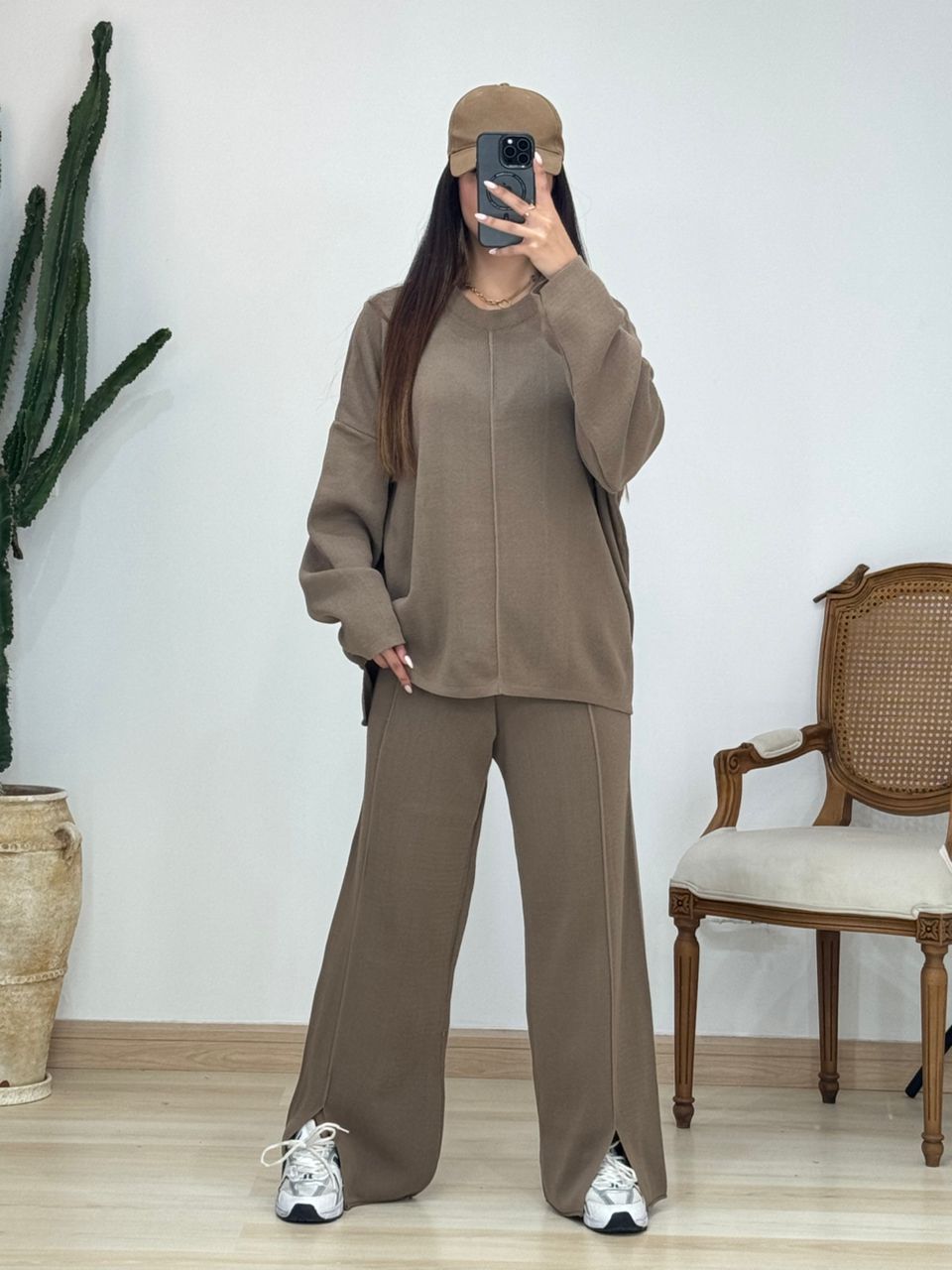 ست بافت جلو چاکدار کد 12786