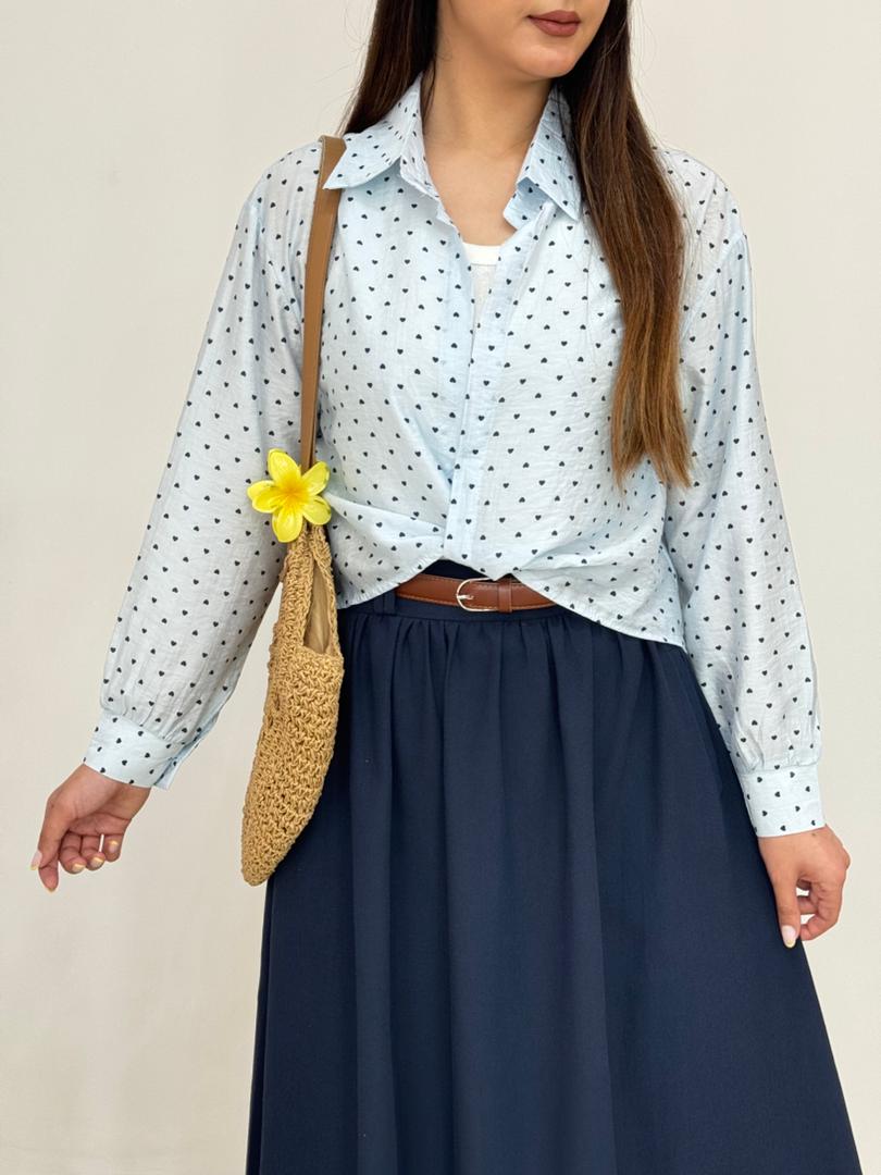 شومیز ترک همراه تاپ کد 12706