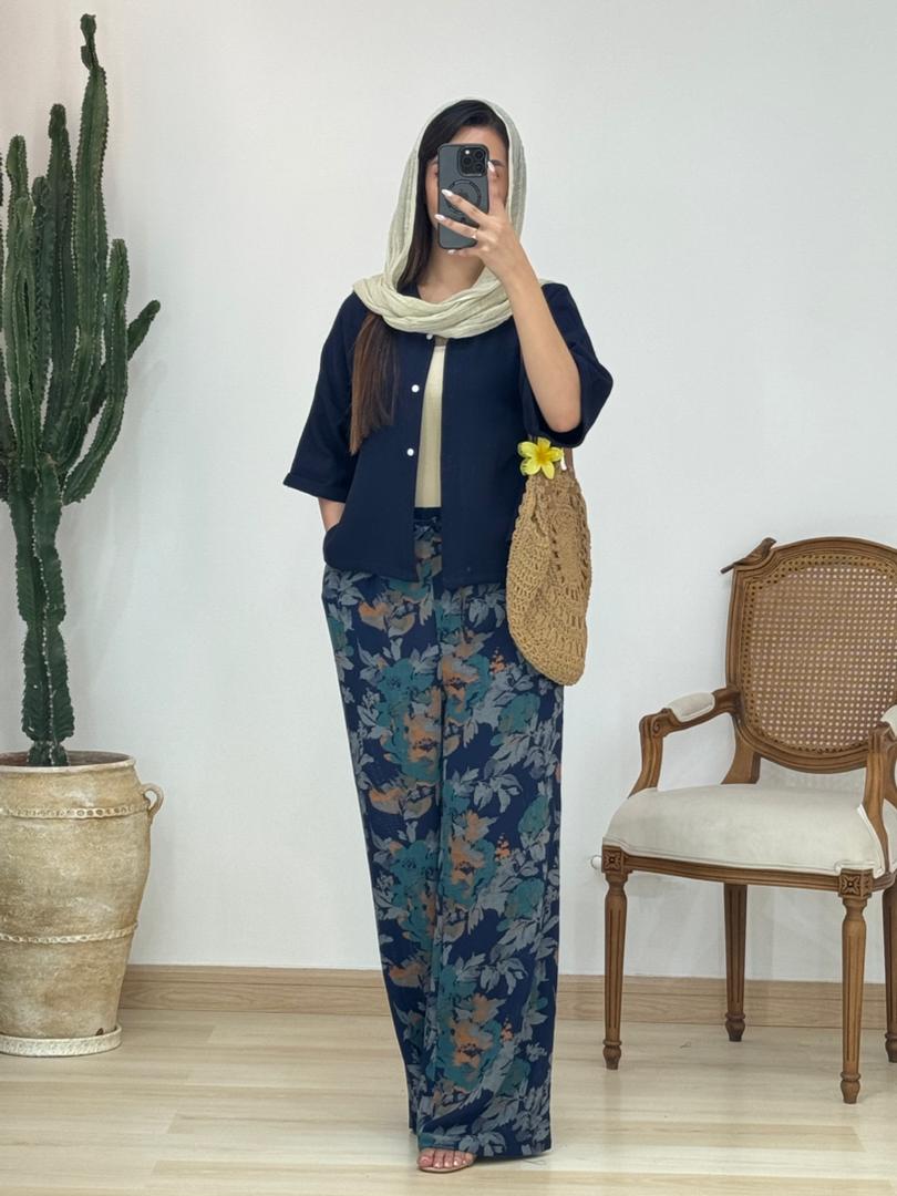 ست شومیز و شلوار لوتوس کد 12658