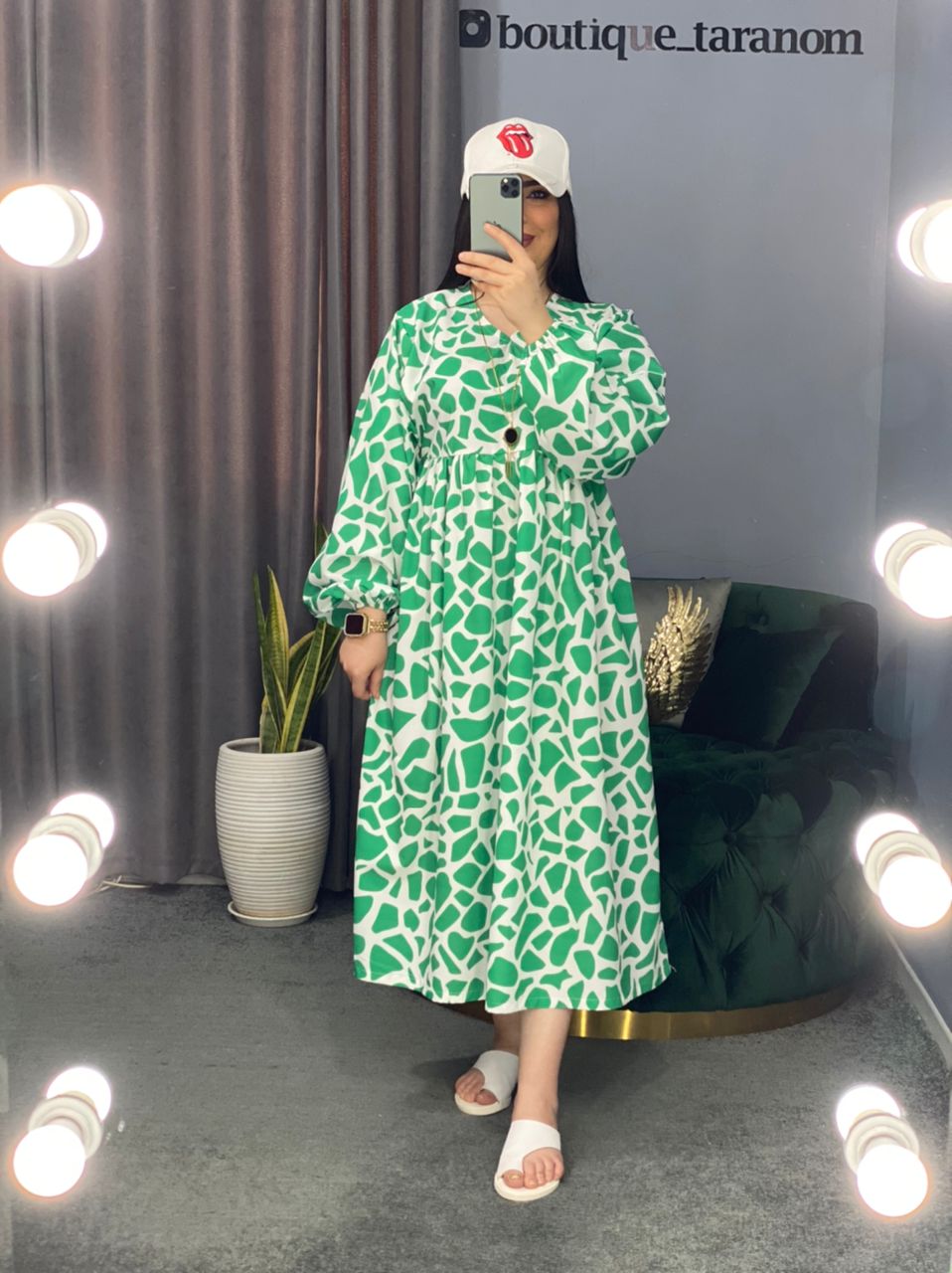 مانتو پیراهنی طرحدار کد 387