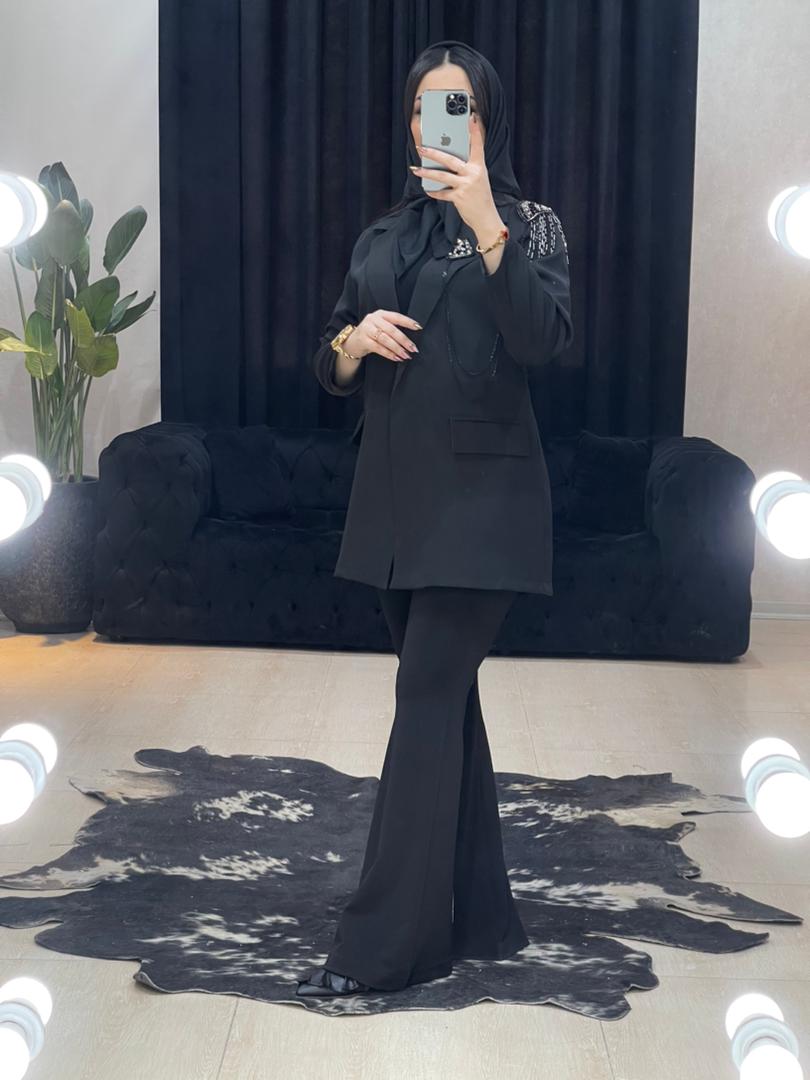 مانتو کتی سرشونه سنگدوزی کد 924