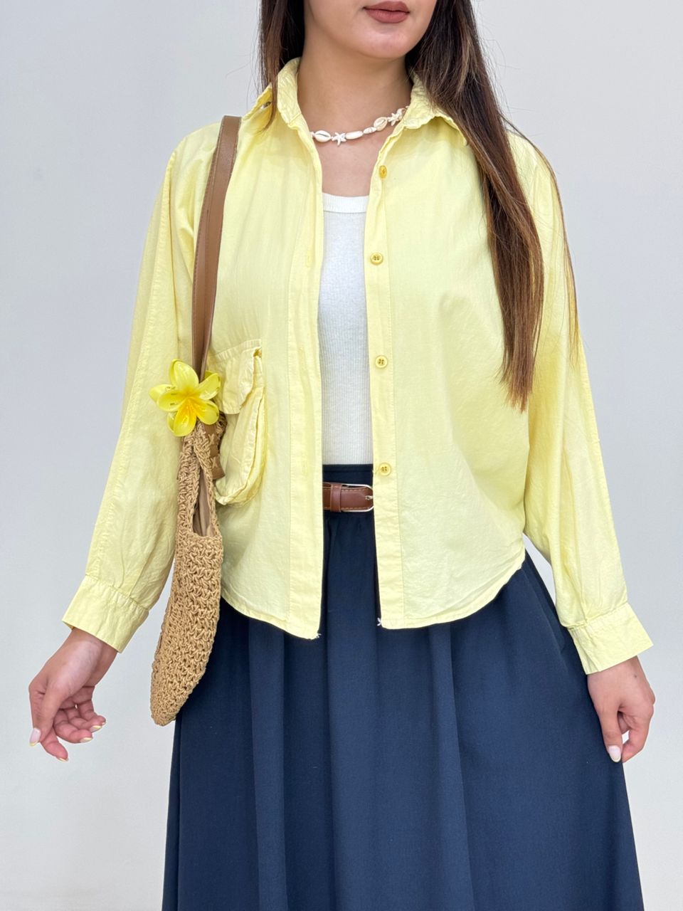 شومیز لینن یاس کد 12705