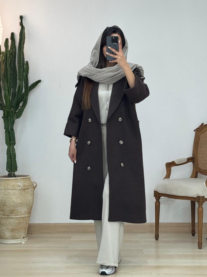 پالتو فوتر آستین پاکتی کد 12943