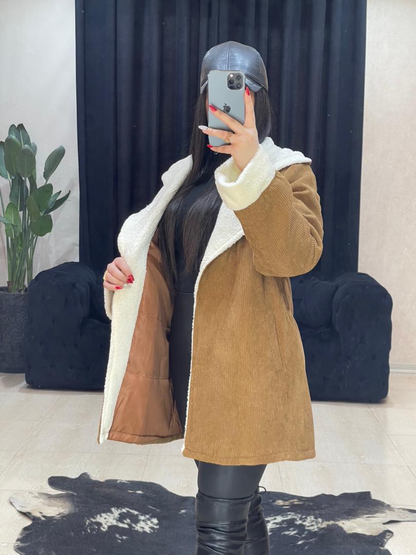 پالتو کبریتی داخل پشمی کد 769