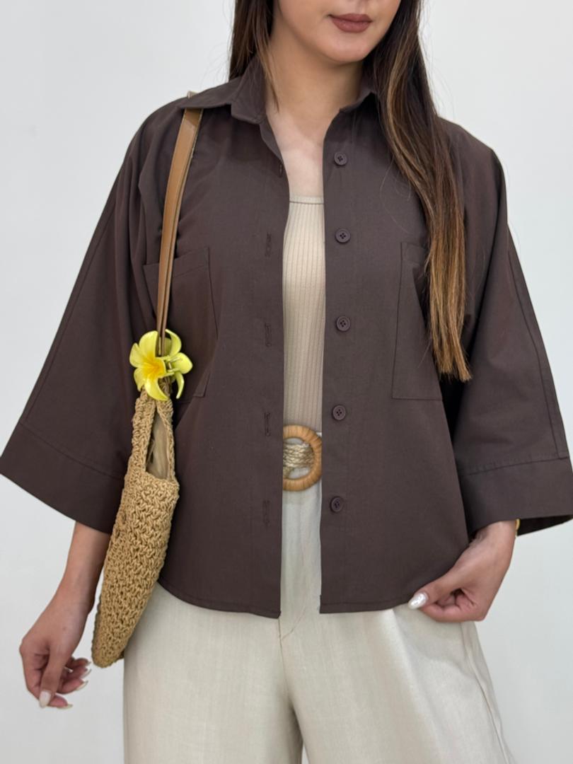 شومیز لینن میلی مد کد 12651