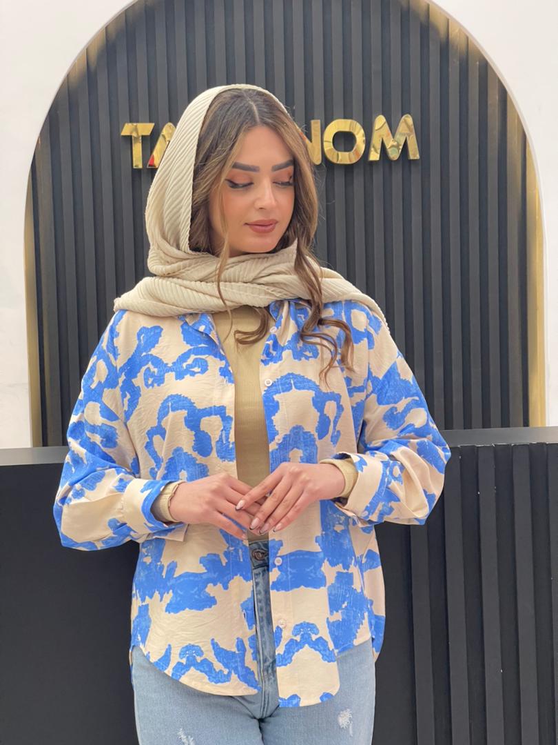 شومیز مانتویی ترک کد 11474