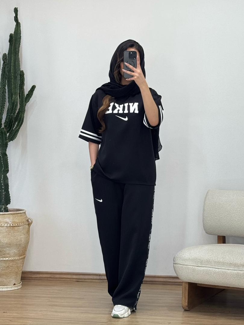 ست تیشرت و شلوار نایک کد 12358