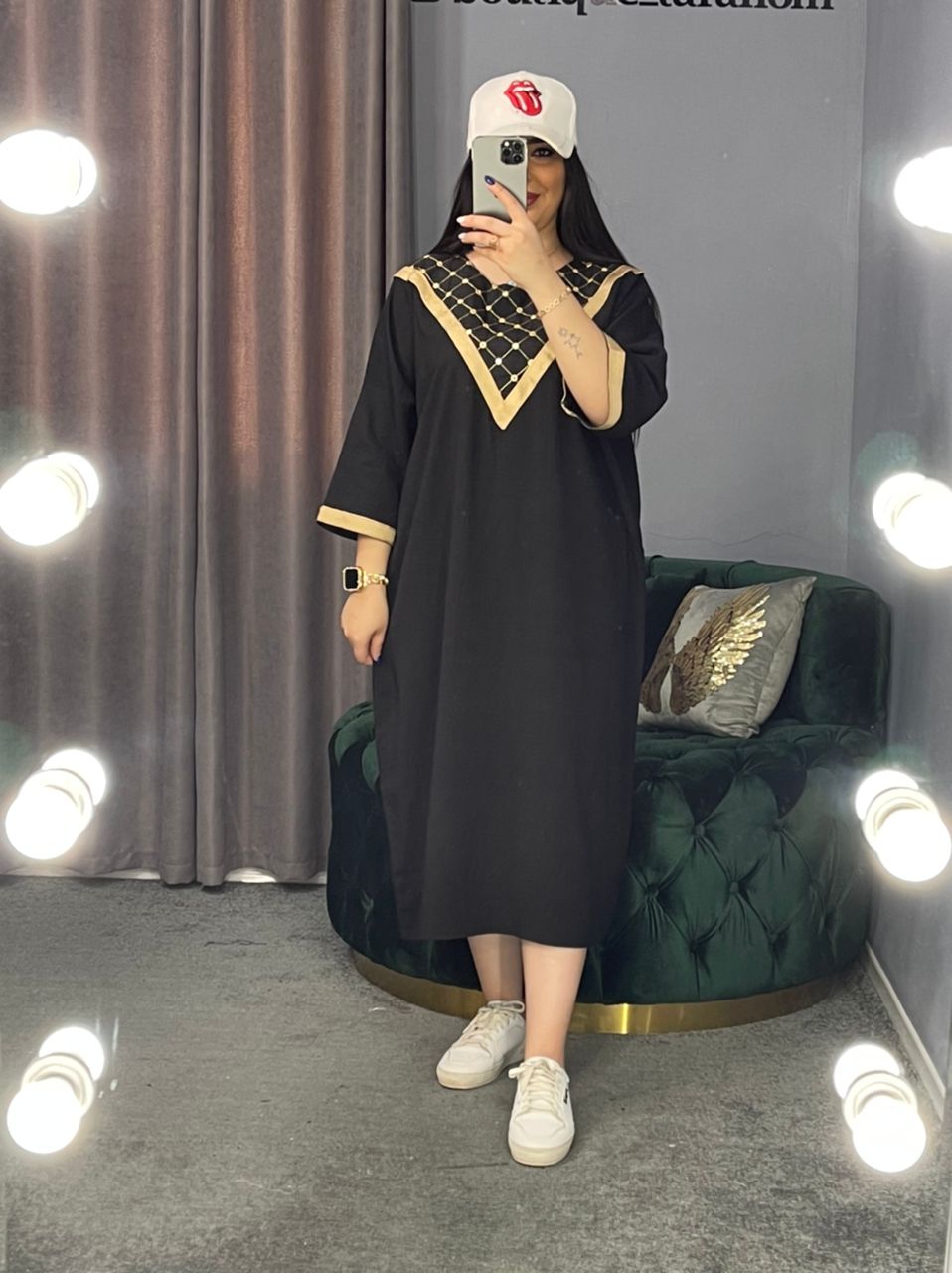 مانتو پیراهنی نیلوفر کد 521